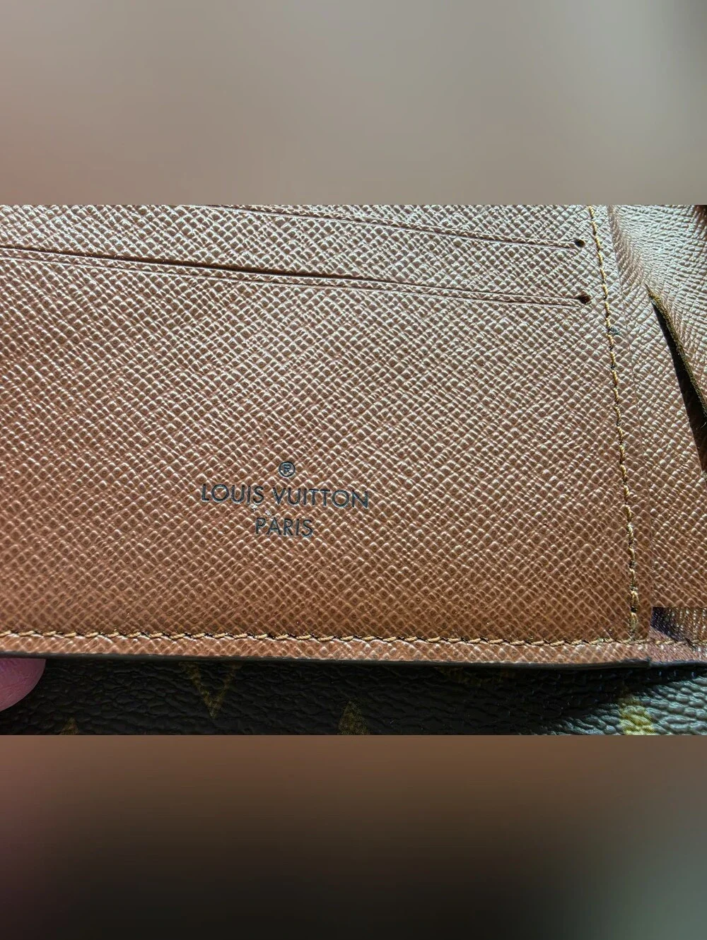 Louis Vuitton Multiple Wallet Monogram Canvas Bifold Wallet - Brown/Gold